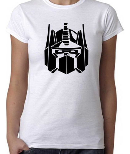 Remera Mujer Optimus Prime 100% Algodón Calidad Premium