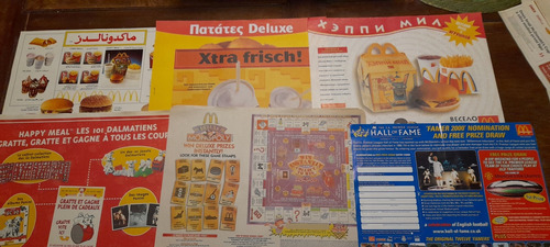 Coleccion Mc Donalds - Objetos Unicos Decada Del 90 (Usado)