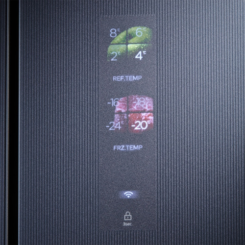 Refrigerador French Door No Frost 474 Lt Mdrfd705bie70 Midea Color Grey