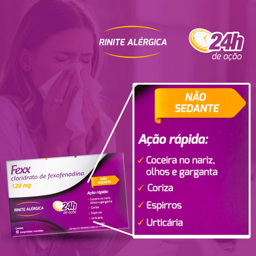 Fexx 120mg 10 Comprimidos