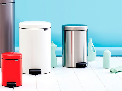 Bote Basura Con Pedal Newi Acero Inoxidable 20 L Brabantia Color Gris