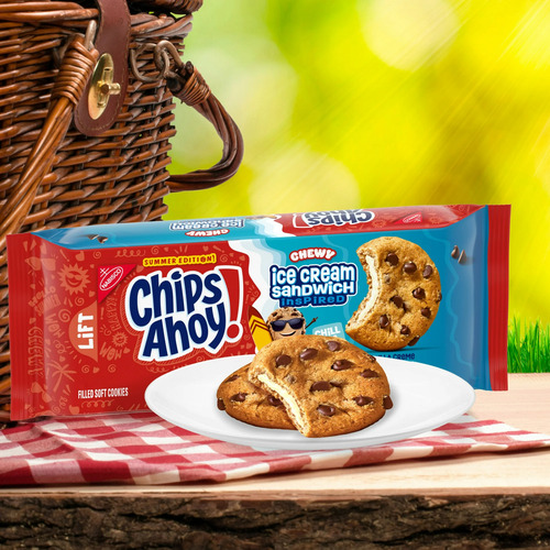 Galletas Chips Ahoy! Chips Chocolate C/ Relleno Sabor Helado