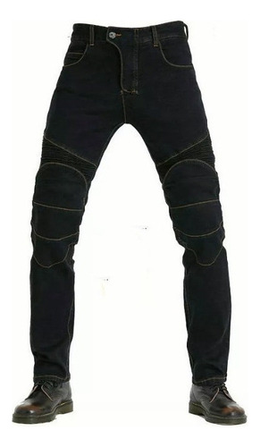 Pantalon Motociclista Mezclilla Protecciones Moto Jeans,2