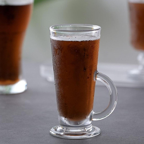 R, Caneca Café Irlandês, Xícara Café Transparente, 280 Ml
