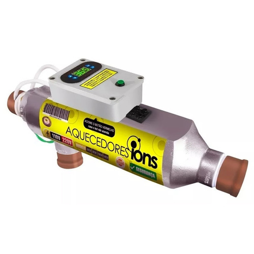 Aquecedor Automático E Ionizador Para Piscinas Até 20.000lts