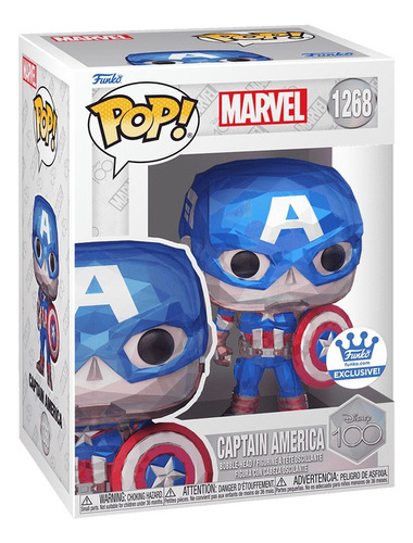 Funko Pop! Marvel Captain America 1268 Funko Shop Exclusive (Usado)