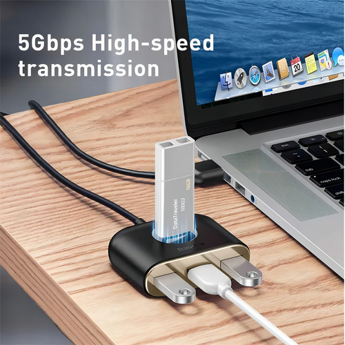 Baseus Hub usb 3.0 5gbps c/ 3 portas usb 2.0 - universal