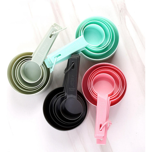 3 Paquete De 2-4 10x Cucharas Y Tazas Medidoras 3 Piezas