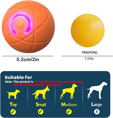 2 Pelotas Automáticas Para Perros Juego Y Ejercicio