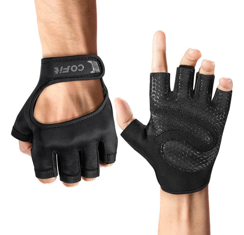 Cofit Guantes De Entrenamiento Ventilados Con Curvas, Abiert