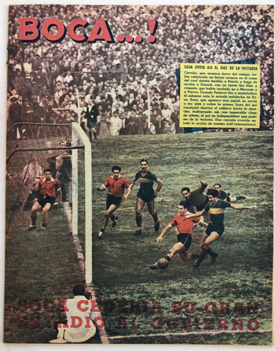 Boca N° 145 Cederia Estadio Broadway Junio 1945