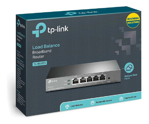 Router Tp-link Balanceador De Carga Tl-r470t+ Ptos Wan La /v /vc