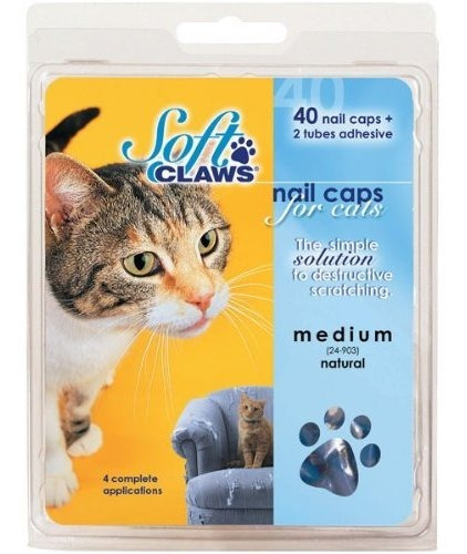 Soft Claws Feline Nail Caps - Purple - Small