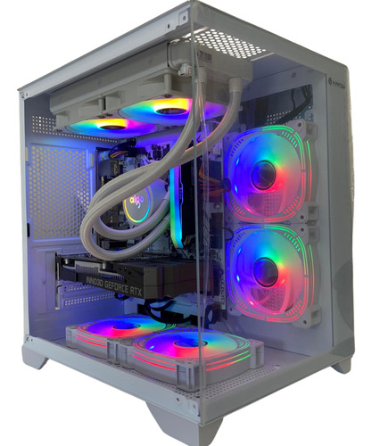 Pc Gamer Branco R7 5700x 1tb 32gb Water Cooler Rtx 3060 12gb