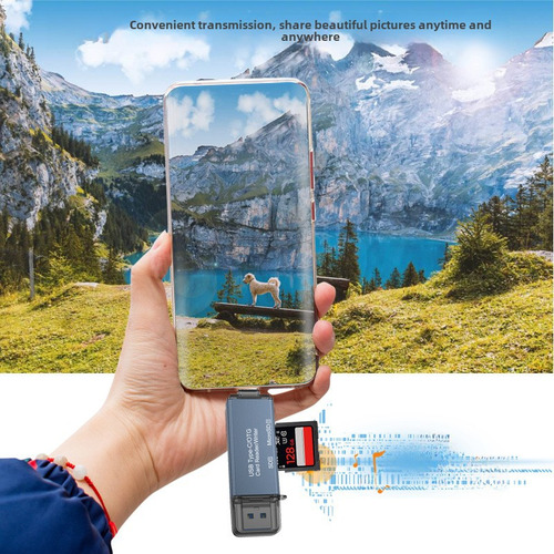Lector De Tarjetas Usb 3.0 Adaptador Tipo Otg De Alta Veloci