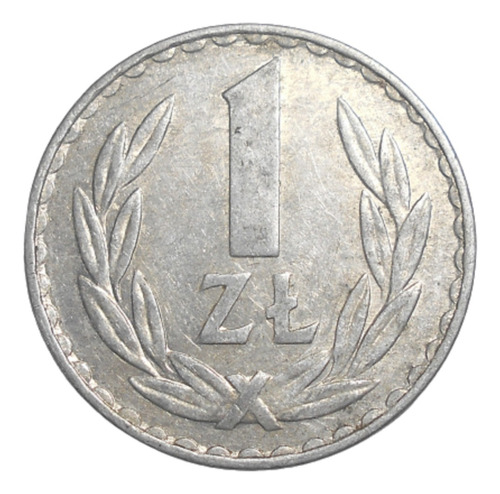 Polonia Moneda De 1 Zloty 1977 - Y#49.1