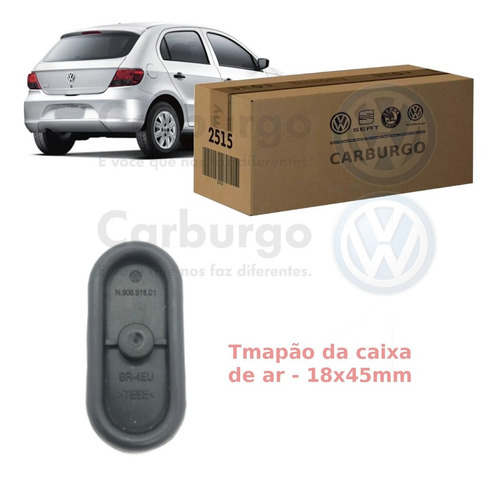 Imagem 3 de 7 de Kit Tampão Caixa De Ar + Estepe Original Volkswag Gol G5 G6
