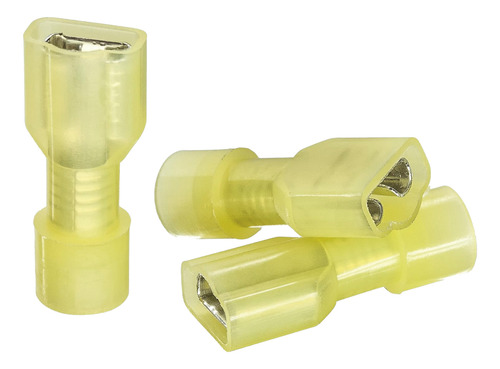 Terminal Hembra Aislada Completa Para Cables 12-10 Awg Amarillo