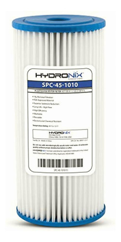 Hydronix Spc-45-1010 Universal Whole House Sediment Pleated