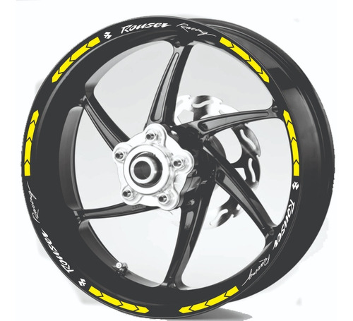 Imagen 2 de 10 de Calcos Rouser Llantas + Regalo - 00159 Graficastuning
