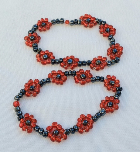 Imagen 4 de 6 de Combo De 8 Pulseras Flores