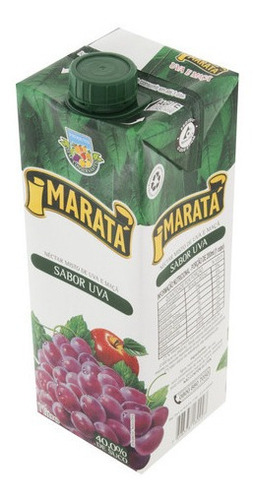Suco Maratá Nectar Fruta Sabor Uva Caixinha 1 Litro Refresco