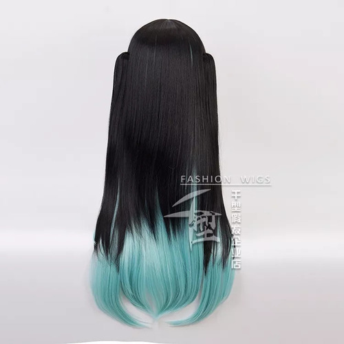Peluca De Pelo Largo M Demon Slayer Tokitou Muichiro Cosp