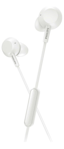 Auriculares In Ear Philips Earbuds Tae4105 C/ Mic Blanco Csi
