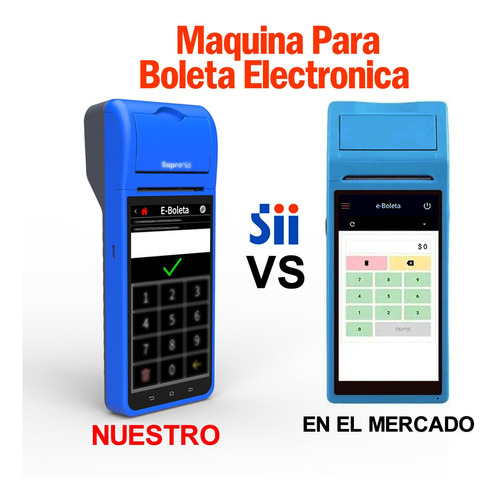 Maquina Boleta Electrónica Grande Letra Para Los Mayores S3