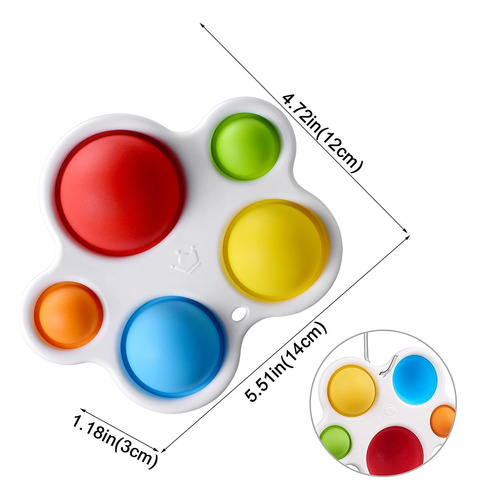 Yowellgo Baby Simple Simple Sensory Toys Silicone Inquietand
