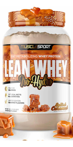 Lean Whey Iso Hydro Gourmet Protein 2lb Salted Caramel