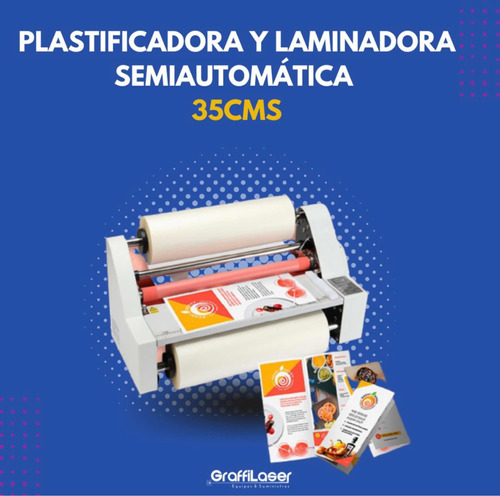 Plastificadora Laminadora  De Rollo  35cms (frío Y Calor)