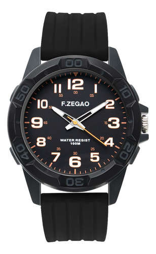 F.zegao Reloj Unisex Impermeable 10atm Para Buceo, Facil De