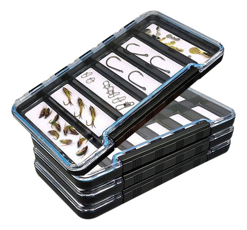 Caja Organizadora Impermeable Para Moscas, Caja 6 Rejillas