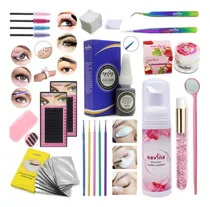 Comprar Kit Completo Para Extensiones De Pestañas Navina Pelo X Pelo