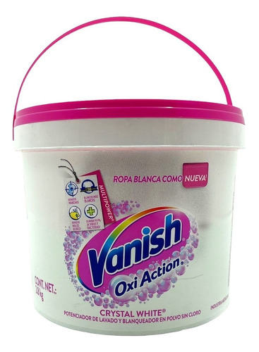 Vanish Oxiaction Crystal White Quita Manchas En Polvo 2.8 Kg