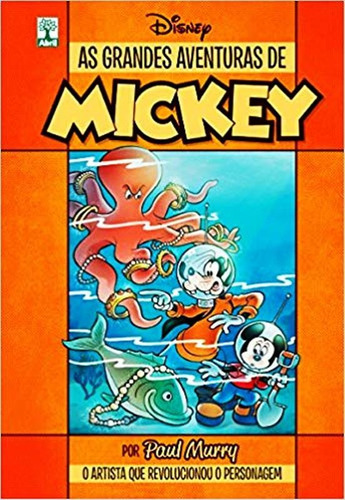 Livro As Grandes Aventuras De Mickey Walt Disney Edição de Colecionador Quadrinhos Capa Dura em Português