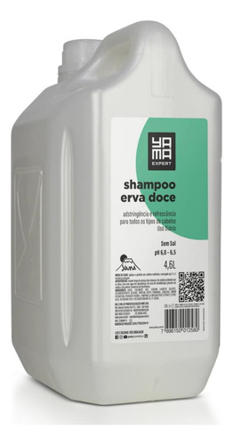 Shampoo Erva-doce Yamá 4.6l Original!