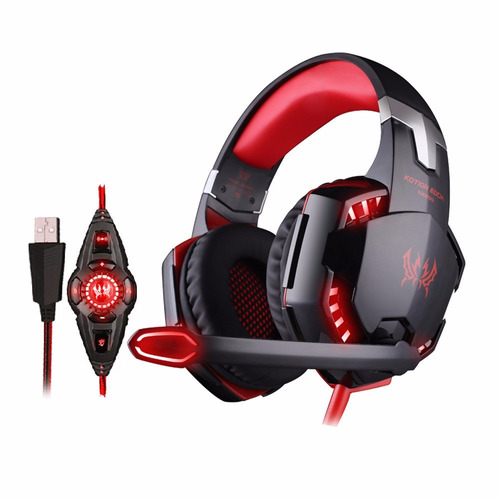 Audifono Gamer Led Aech G2200 Audio Hi Fi Envolvente Dota