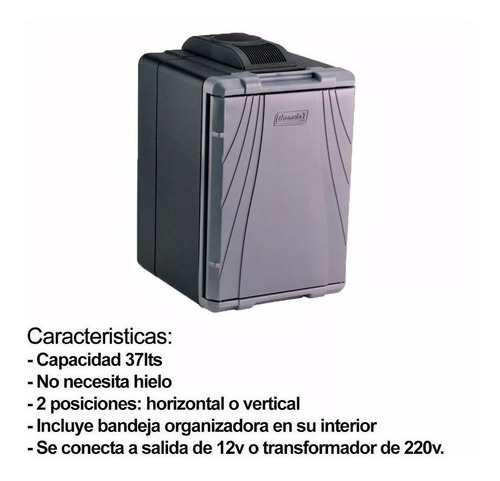 Imagen 3 de 10 de Conservadora Termoelectrica Coleman 40qt Portatil Auto 12v P