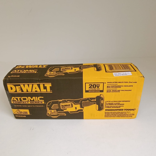 Sierra Oscilante Inalámbrica Dewalt Dcs354b Sin Batería