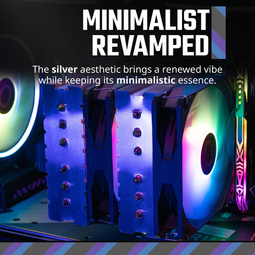 Resfriador De Ar Com Cpu Cooler Master Hyper 620s Dual Tower