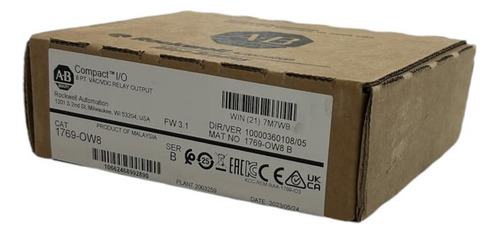 1769-ow8 Modulo Plc Compaclogix. Allen-bradley