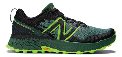 Zapatillas New Balance Fresh Foam X Hierro V7 color verde/negro - adulto 42 AR