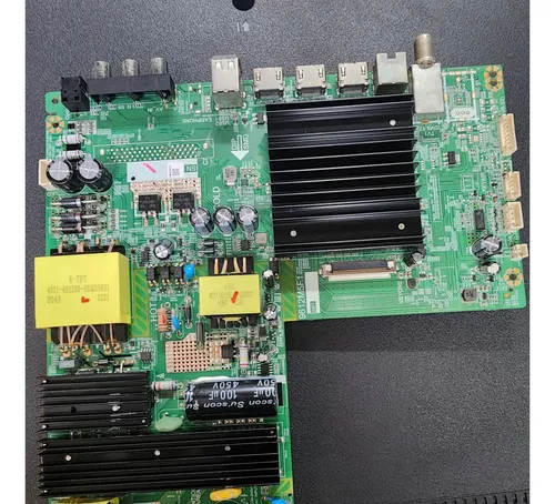 Placa Principal Vizzion Br58gua Com Acessórios E Flat Lvds