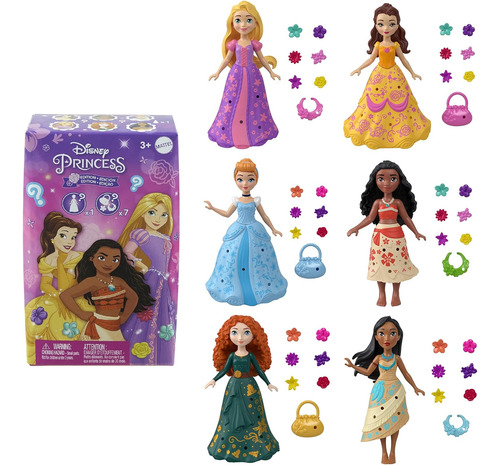 Disney Princesas Coleccion Fashion Flower Paquete Sorpresa