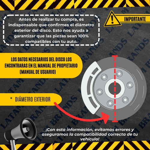 Disco De Freno / Subaru Legacy Base 2010 A 2012 Tras Macizo