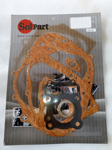 Imagen 2 de 3 de Kit De Empacaduras Suzuki En125 Solpart Original