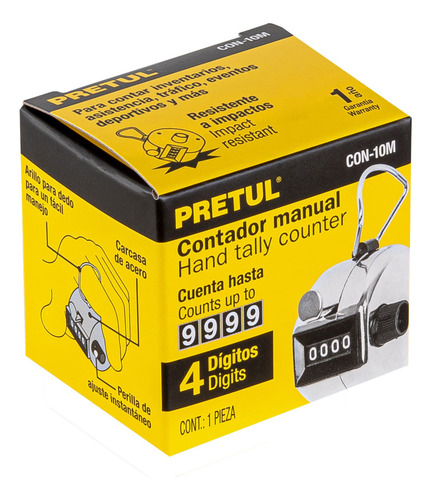 Contador Manual De 4 Dígitos Pretul 24990