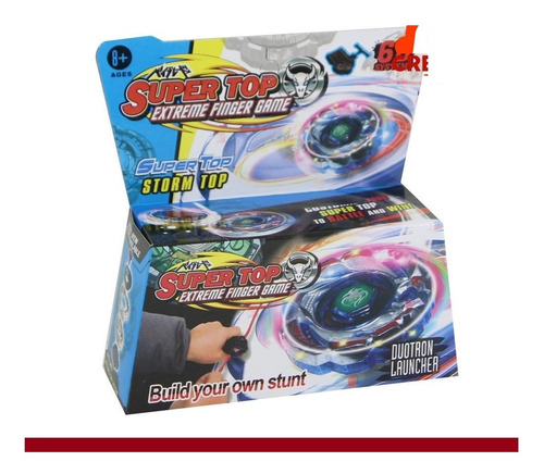 Imagen 2 de 4 de Bleyblei Beyblade Con Lanzador Y Luz Juguete Trompos Niño